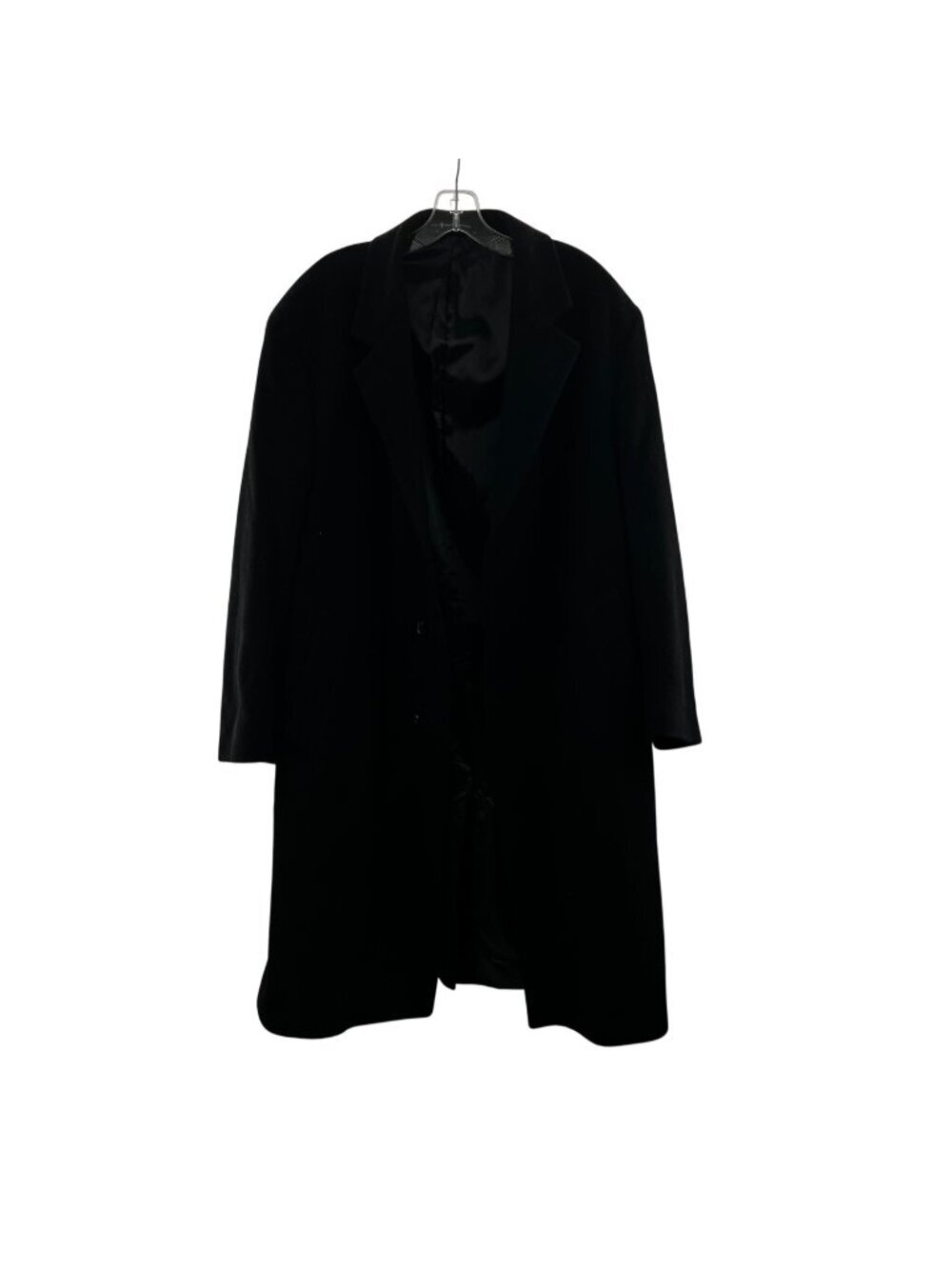 London Fog Women's Winter Coat Button Up Black Size 42S